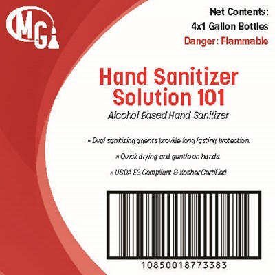 Mg 4x1g Hand Sanitizer 101 A21